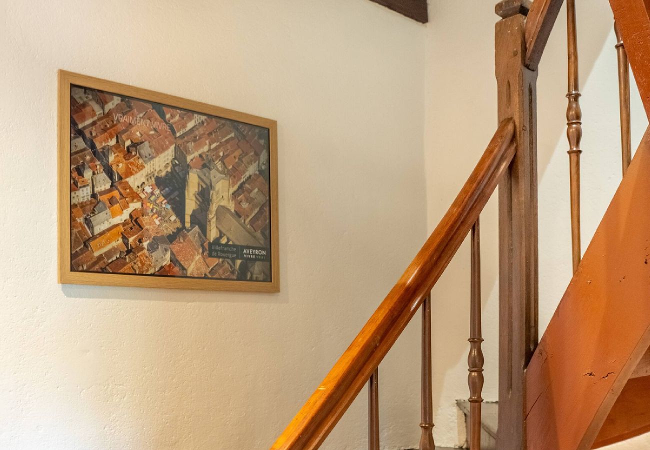 Maison à Saint-Côme-d´Olt - Chardon Bleu, jardin, centre-ville, St-Côme-d´Olt