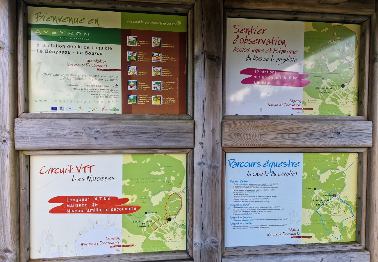 Chalet à Laguiole - Le Chalet de l'Abeille